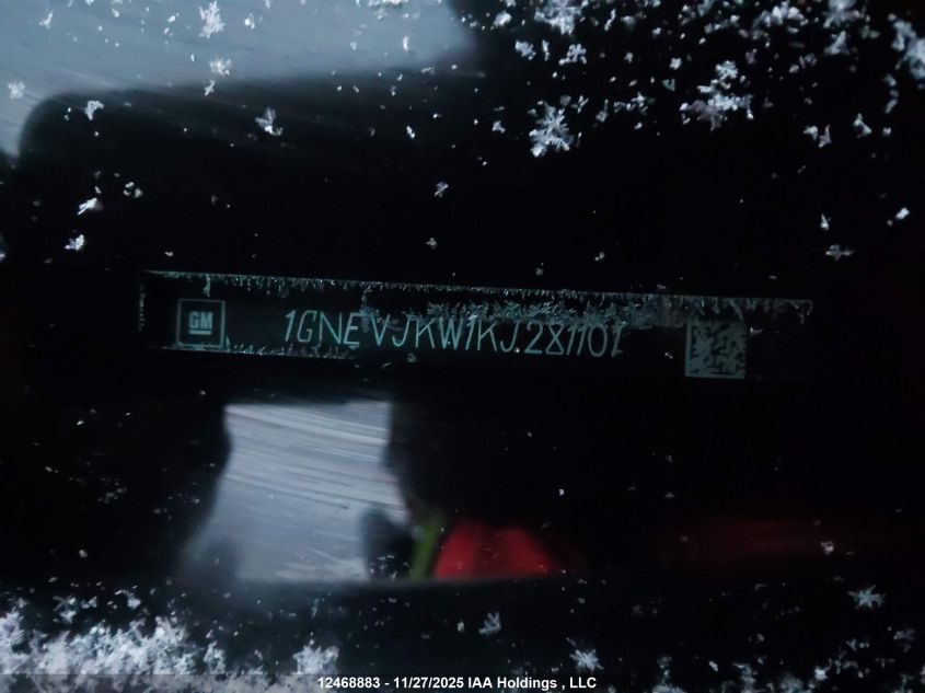 2019 Chevrolet Traverse High Country/Rs VIN: 1GNEVJKW1KJ281101 Lot: 12468883