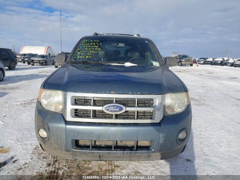 2011 Ford Escape Xlt Automatic VIN: 1FMCU9DG5BKC26972 Lot: 12468893
