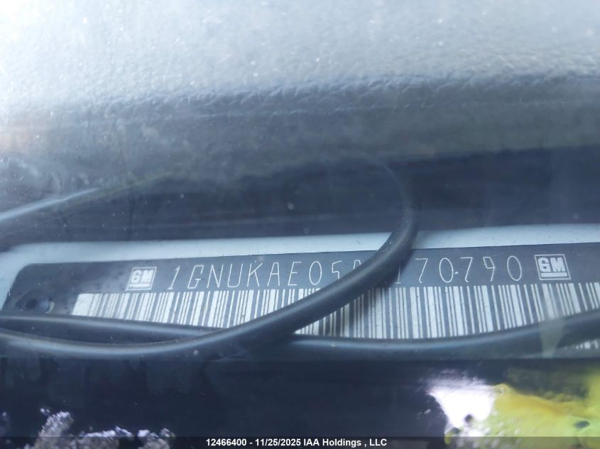 2010 Chevrolet Tahoe Ls VIN: 1GNUKAE05AR170790 Lot: 12466400X