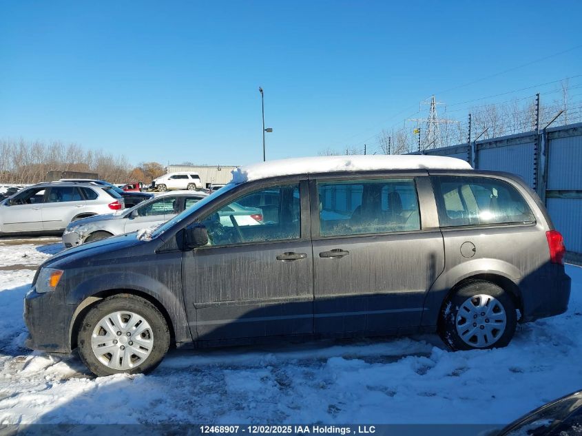 2016 Dodge Grand Caravan Se/Sxt VIN: 2C4RDGBG7GR277064 Lot: 12468907