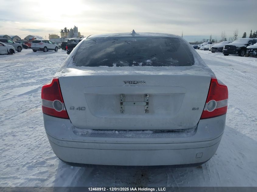 2006 Volvo S40 2.4I VIN: YV1MS382X62183885 Lot: 12468912