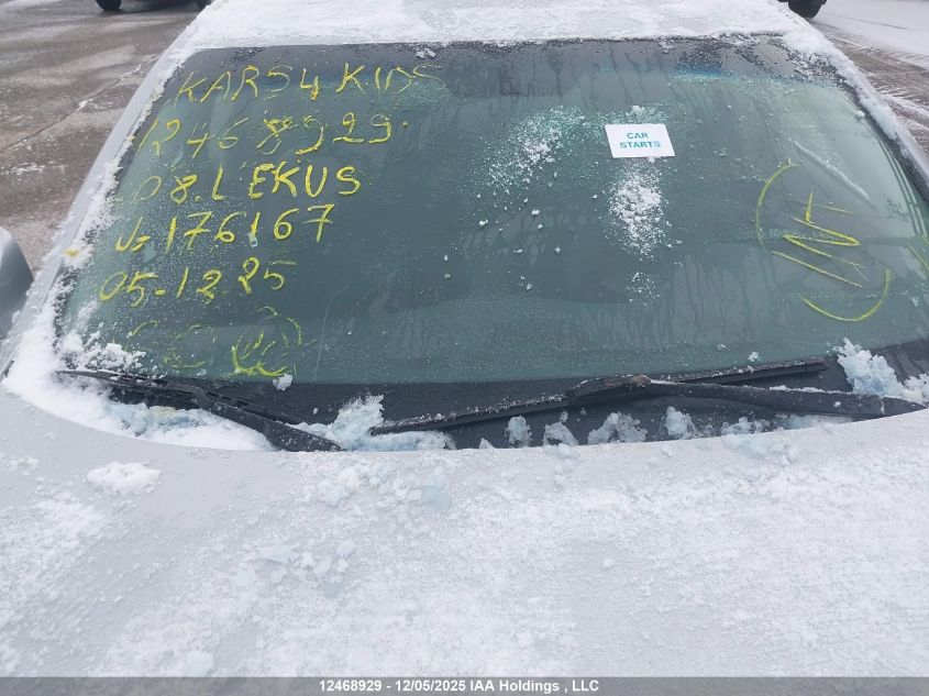 2008 Lexus Es 350 350 VIN: JTHBJ46G382176167 Lot: 12468929