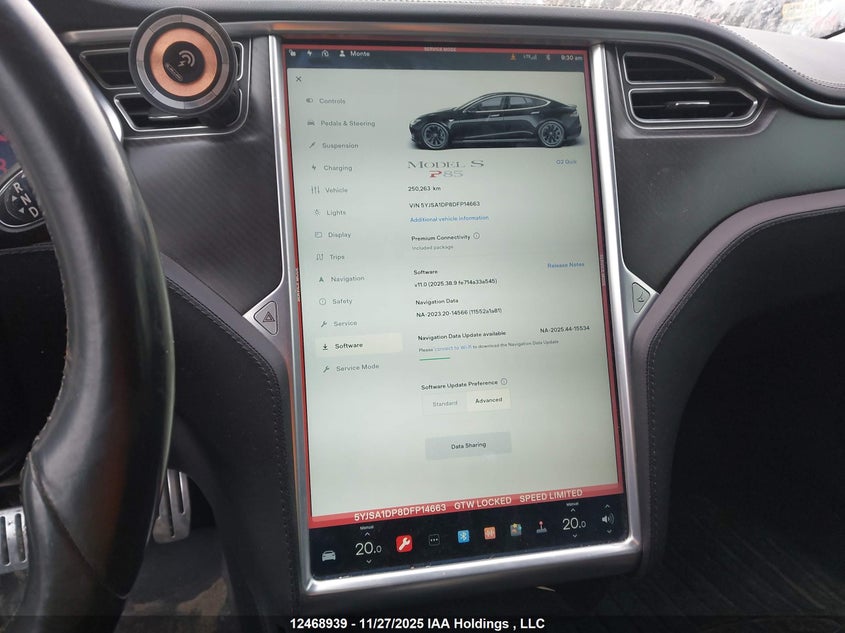 5YJSA1DP8DFP14663 2013 TESLA MODEL S photo no. 7