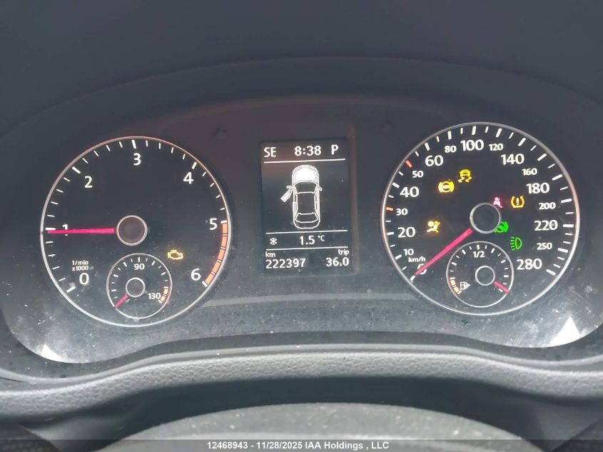 2015 Volkswagen Passat VIN: 1VWBV7A33FC025040 Lot: 12468943