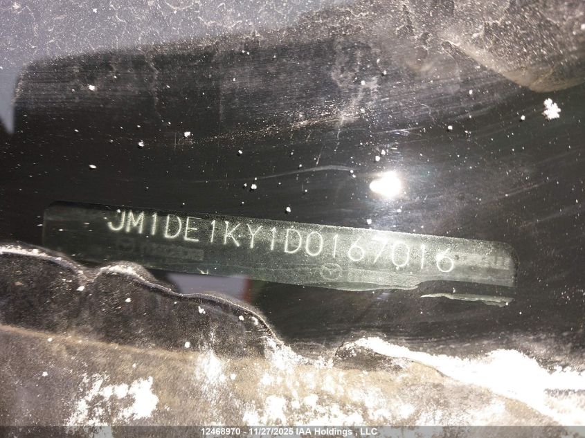 2013 Mazda Mazda2 VIN: JM1DE1KY1D0167016 Lot: 12468970