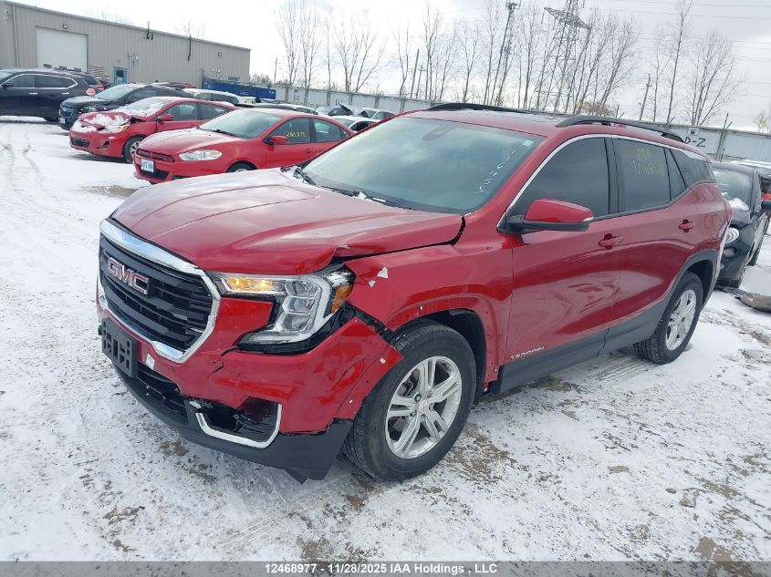2022 GMC Terrain Sle VIN: 3GKALMEV8NL116455 Lot: 12468977