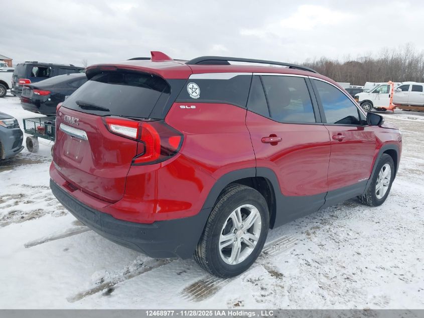 2022 GMC Terrain Sle VIN: 3GKALMEV8NL116455 Lot: 12468977