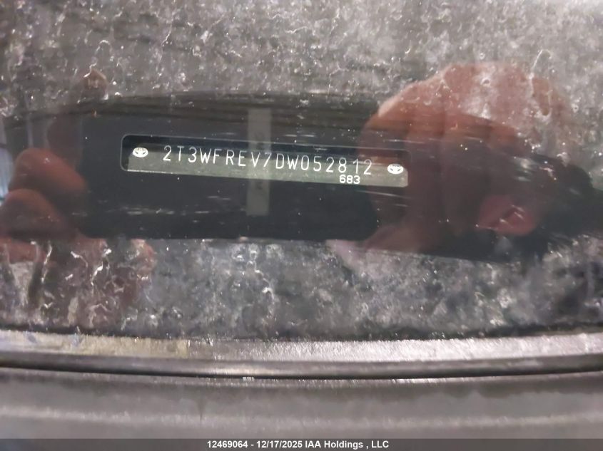 2013 Toyota Rav4 Xle VIN: 2T3WFREV7DW052812 Lot: 12469064