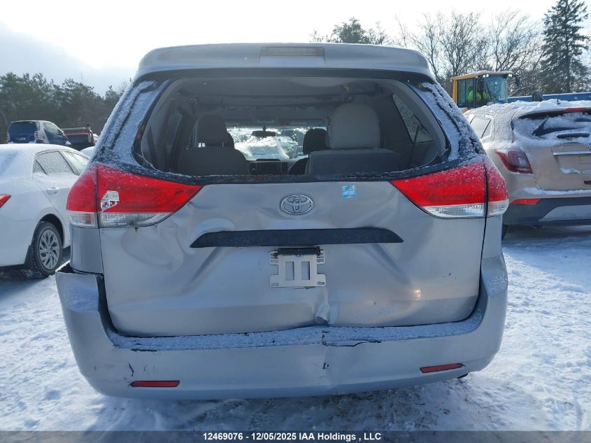 2011 Toyota Sienna VIN: 5TDZK3DC2BS015428 Lot: 12469076