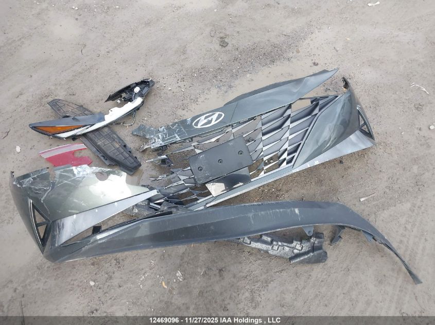 2021 Hyundai Elantra Ultimate Ivt With Tech Package With Two-Tone Interior VIN: KMHLN4AG2MU164328 Lot: 12469096