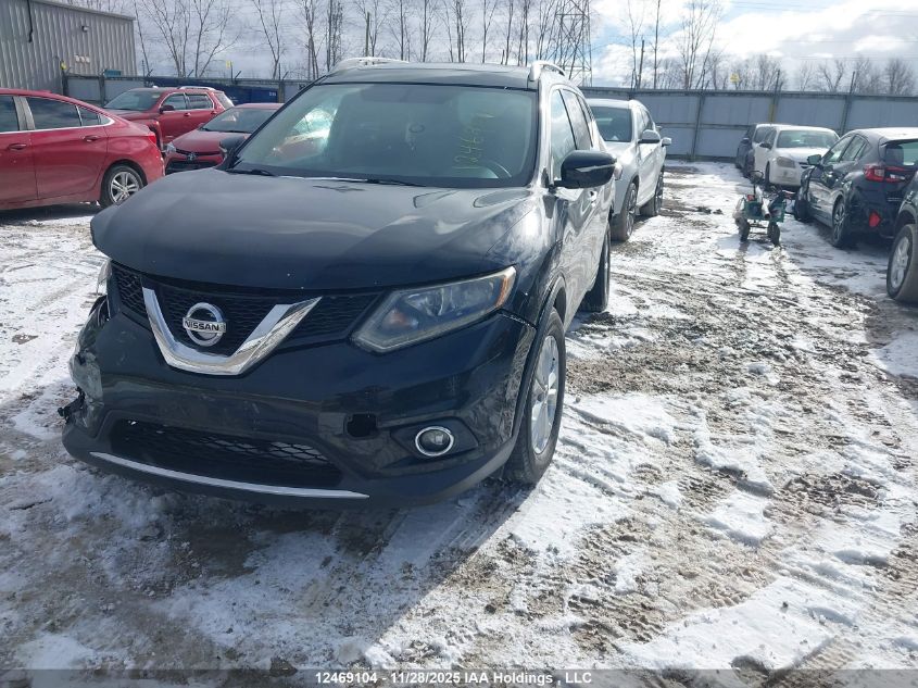 2015 Nissan Rogue S/Sv VIN: 5N1AT2MT9FC833312 Lot: 12469104