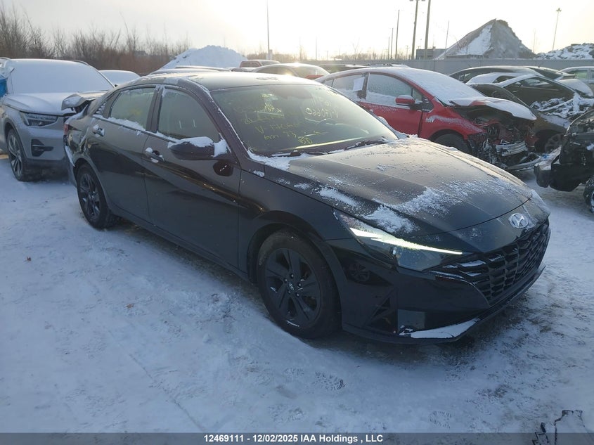 KMHLM4AG3MU170660 2021 Hyundai Elantra Preferred Ivt auction photo 1