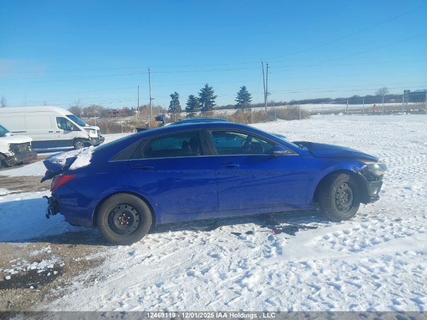 2022 Hyundai Elantra Ultimate Ivt With Tech Package VIN: KMHLN4AG4NU248278 Lot: 12469119