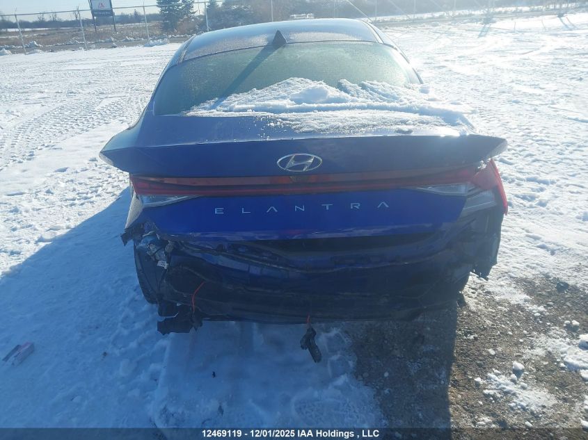 2022 Hyundai Elantra Ultimate Ivt With Tech Package VIN: KMHLN4AG4NU248278 Lot: 12469119