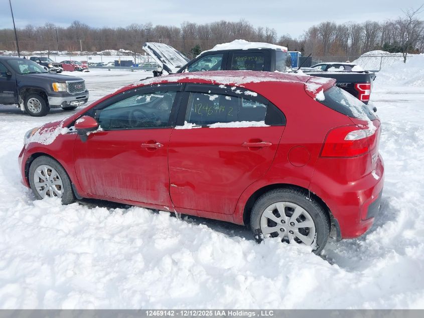 2016 Kia Rio Ex/Ex+ W/Sunroof/Lx/Lx+/Lx+ Eco/Sx VIN: KNADM5A39G6722857 Lot: 12469142