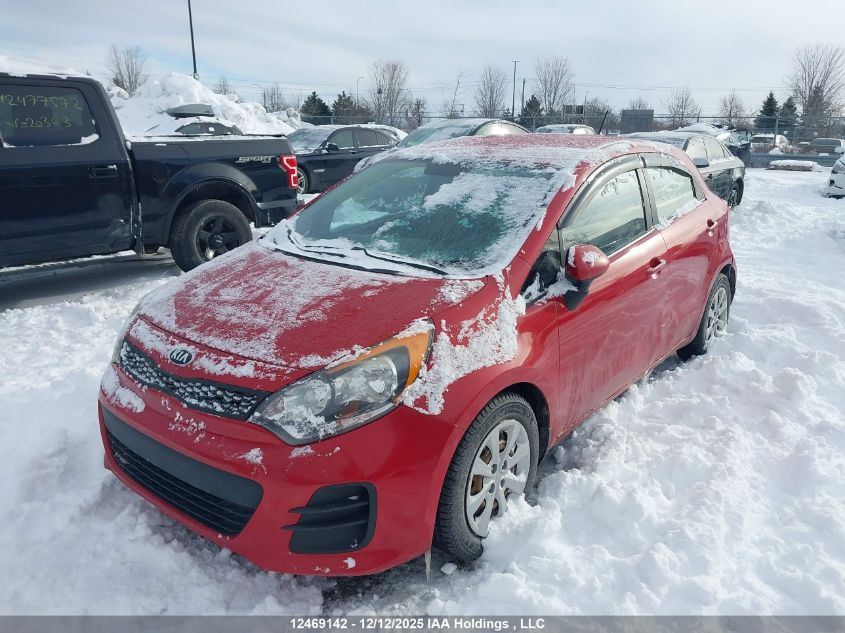 2016 Kia Rio Ex/Ex+ W/Sunroof/Lx/Lx+/Lx+ Eco/Sx VIN: KNADM5A39G6722857 Lot: 12469142