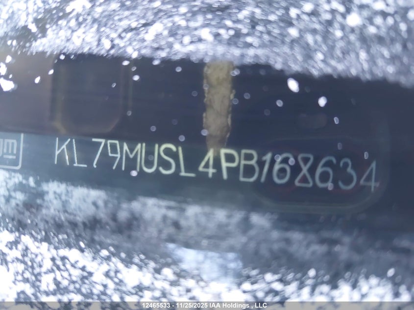 2023 Chevrolet Trailblazer Rs VIN: KL79MUSL4PB168634 Lot: 12465533X