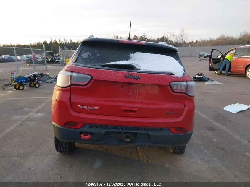 2018 Jeep Compass Trailhawk VIN: 3C4NJDDB6JT128558 Lot: 12469187