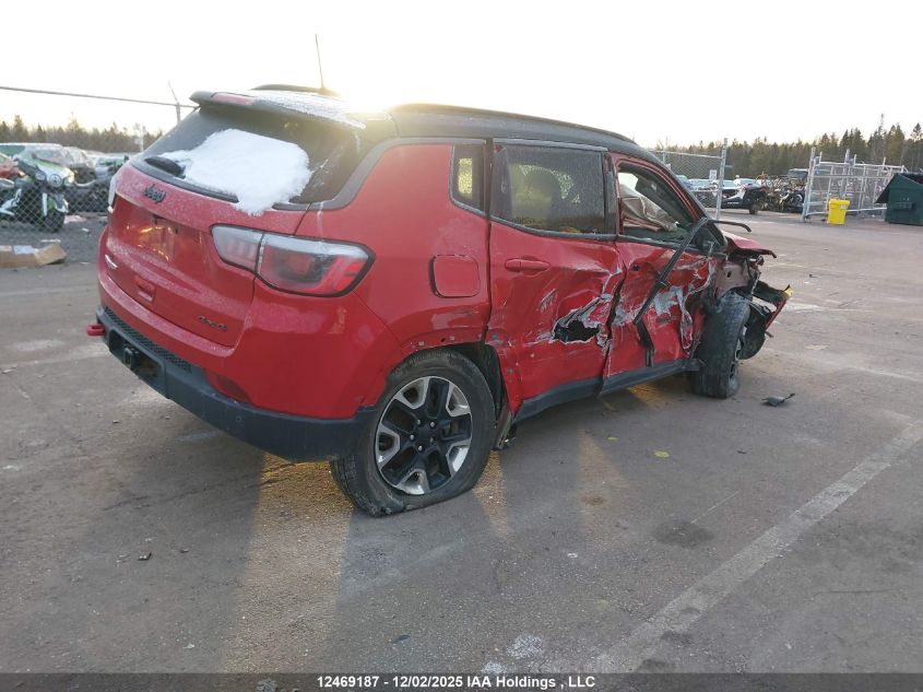 2018 Jeep Compass Trailhawk VIN: 3C4NJDDB6JT128558 Lot: 12469187