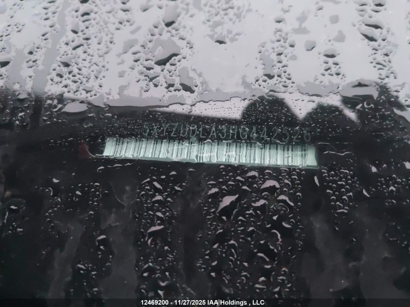 2017 Hyundai Santa Fe Sport 2.0T Ultimate VIN: 5XYZUDLA3HG442526 Lot: 12469200