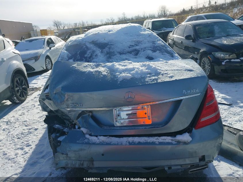 2012 Mercedes-Benz S 550 4Matic VIN: WDDNF9EB0CA441456 Lot: 12469211