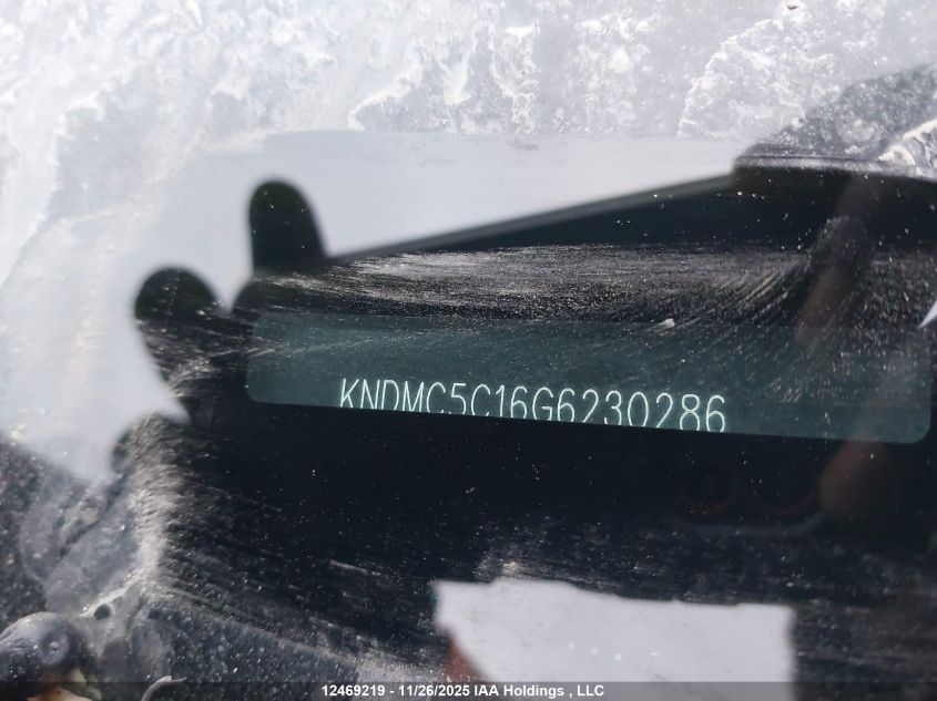 2016 Kia Sedona Sx/Sx+ VIN: KNDMC5C16G6230286 Lot: 12469219