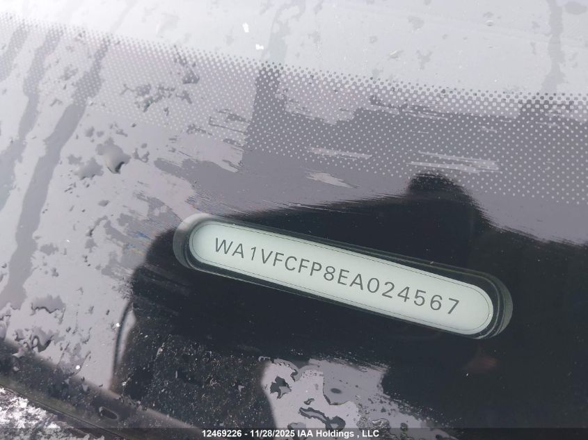 2014 Audi Q5 Prestige VIN: WA1VFCFP8EA024567 Lot: 12469226