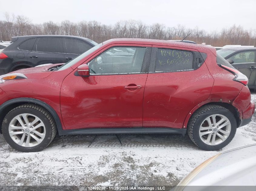 2015 Nissan Juke S/Sv/Sl/Nismo VIN: JN8AF5MR5FT503334 Lot: 12469230