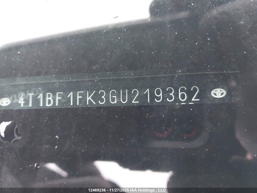 4T1BF1FK3GU219362 2016 TOYOTA CAMRY photo no. 20