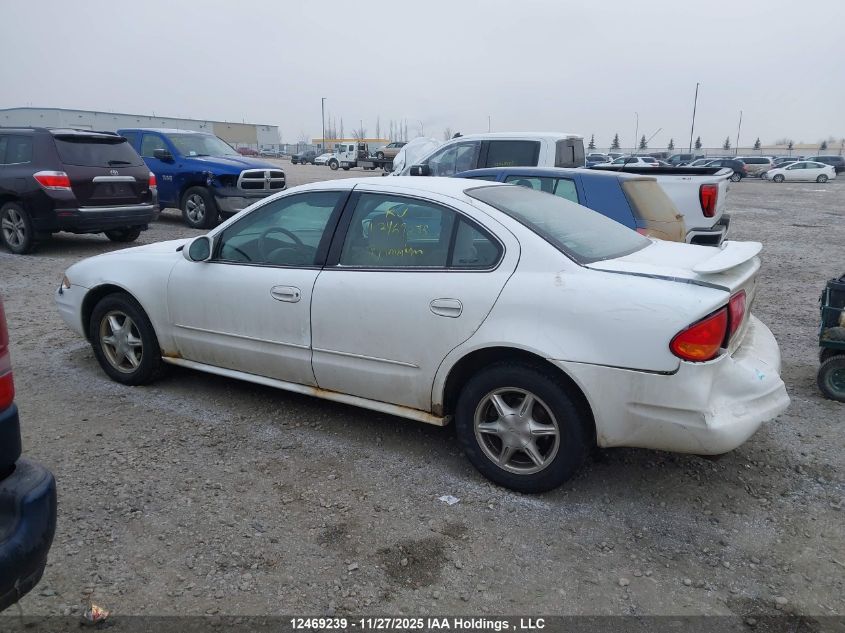 2001 Oldsmobile Alero Gl VIN: 1G3NL52E61C196318 Lot: 12469239