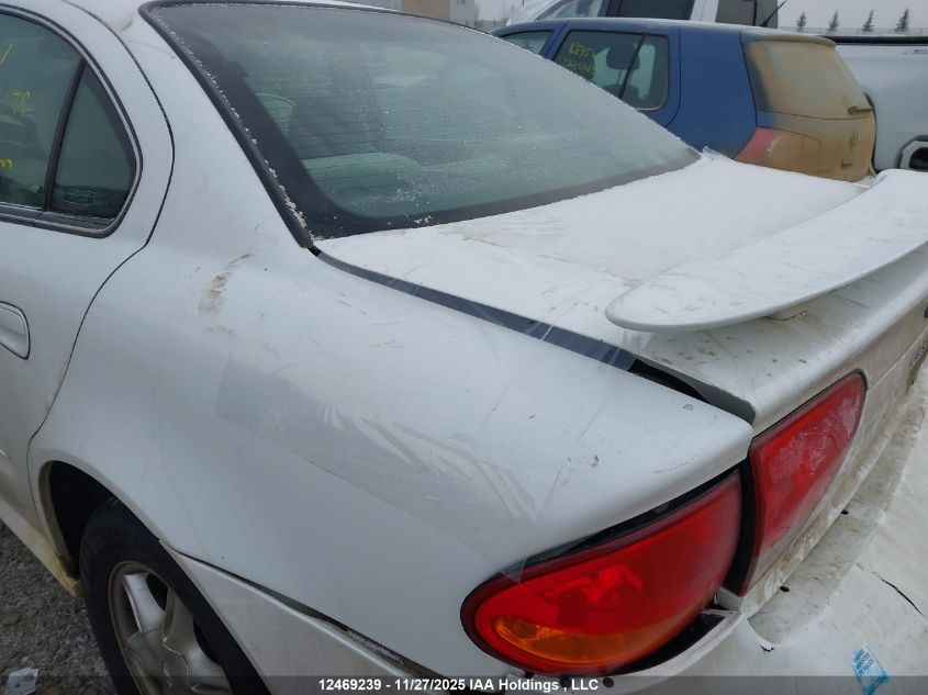 2001 Oldsmobile Alero Gl VIN: 1G3NL52E61C196318 Lot: 12469239