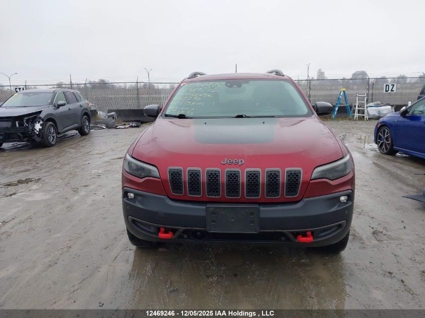 2019 Jeep Cherokee Trailhawk VIN: 1C4PJMBNXKD192230 Lot: 12469246