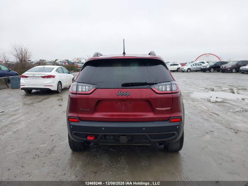 2019 Jeep Cherokee Trailhawk VIN: 1C4PJMBNXKD192230 Lot: 12469246