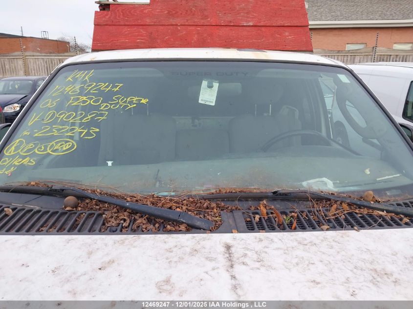 2006 Ford F250 Super Duty VIN: 1FTSX21516ED90287 Lot: 12469247