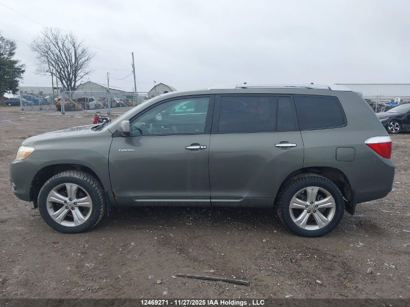 2008 Toyota Highlander Limited VIN: JTEES42A082071630 Lot: 12469271