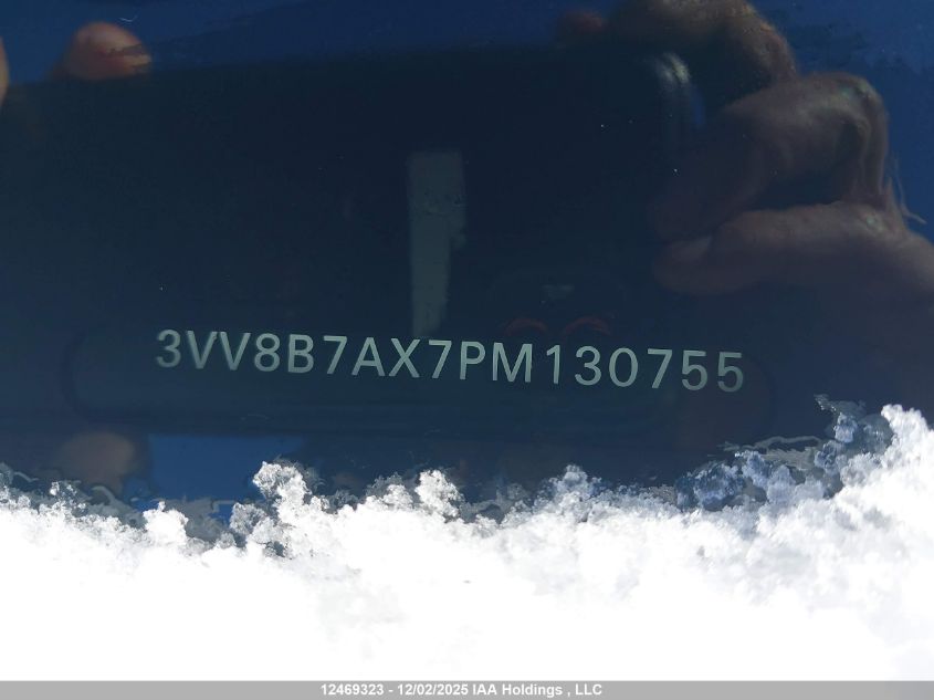 2023 Volkswagen Tiguan VIN: 3VV8B7AX7PM130755 Lot: 12469323