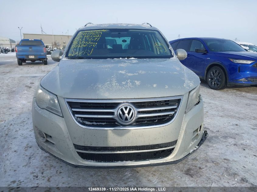 2009 Volkswagen Tiguan 2.0T Comfortline/2.0T Highline/2.0T Trendline VIN: WVGBV95N29W533671 Lot: 12469339