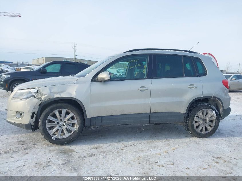 2009 Volkswagen Tiguan 2.0T Comfortline/2.0T Highline/2.0T Trendline VIN: WVGBV95N29W533671 Lot: 12469339