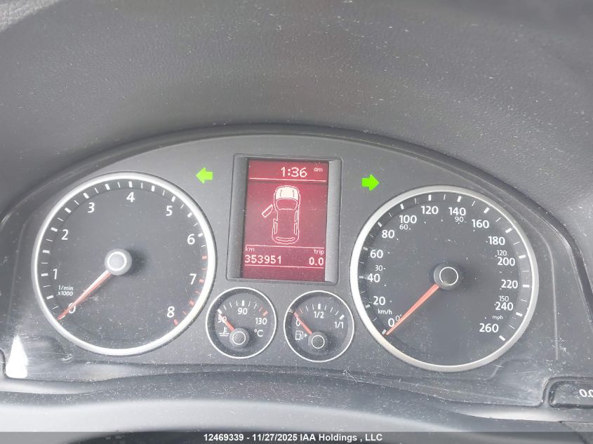 2009 Volkswagen Tiguan 2.0T Comfortline/2.0T Highline/2.0T Trendline VIN: WVGBV95N29W533671 Lot: 12469339