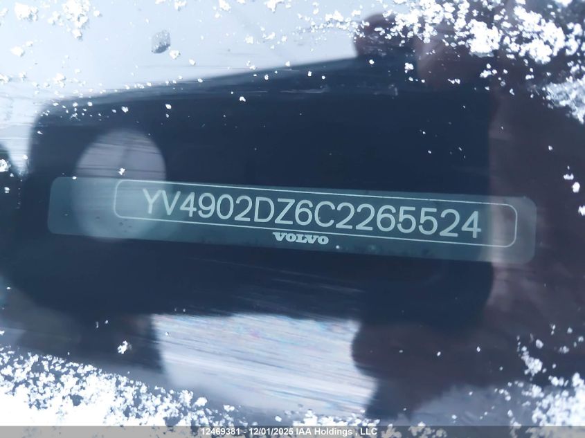 2012 Volvo Xc60 T6 T6 VIN: YV4902DZ6C2265524 Lot: 12469381