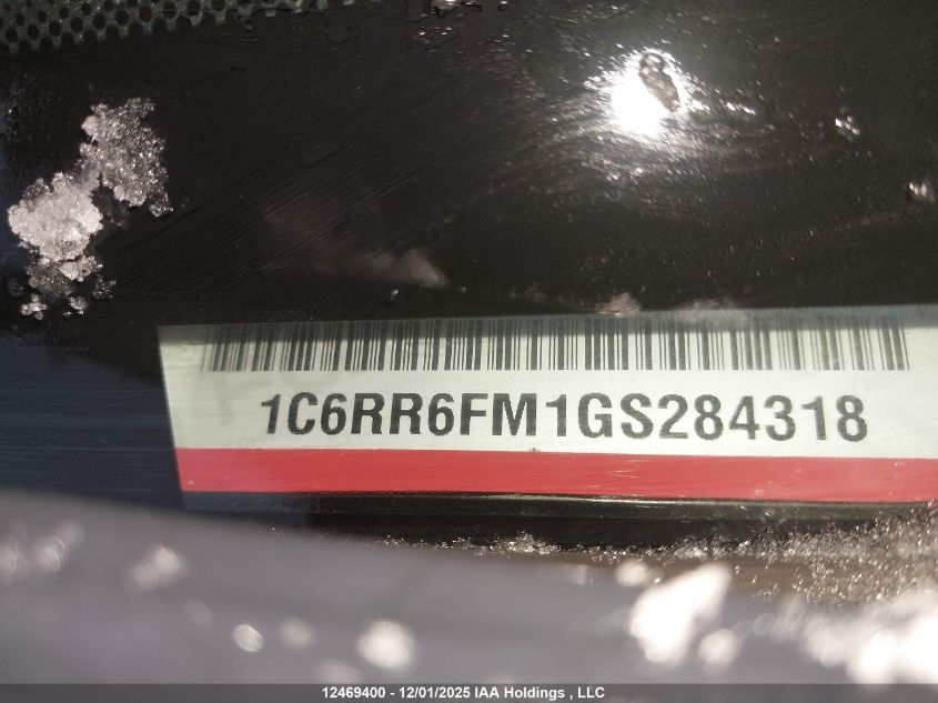 2016 Ram 1500 St VIN: 1C6RR6FM1GS284318 Lot: 12469400
