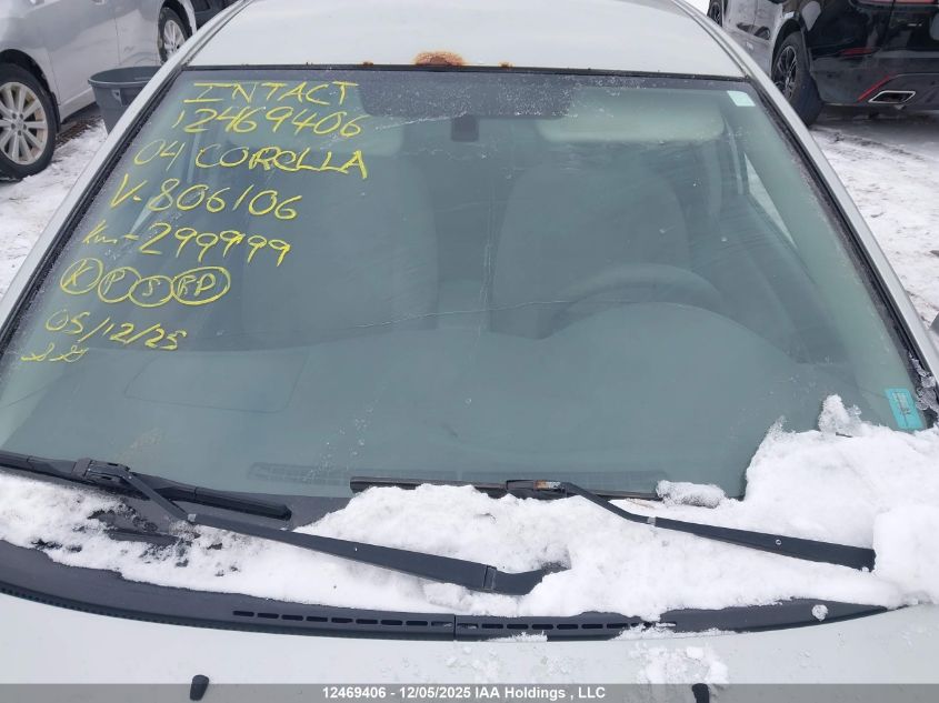 2004 Toyota Corolla VIN: 2T1BR32E64C806106 Lot: 12469406