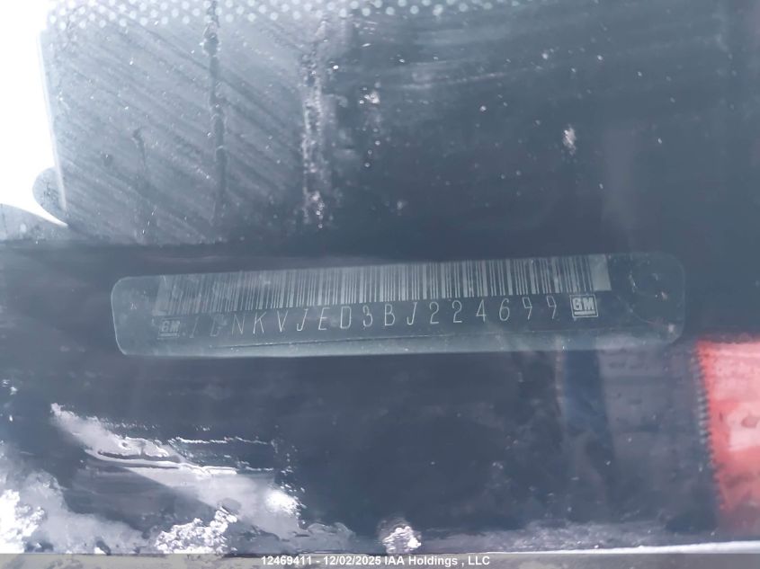 2011 Chevrolet Traverse 2Lt VIN: 1GNKVJED3BJ224699 Lot: 12469411