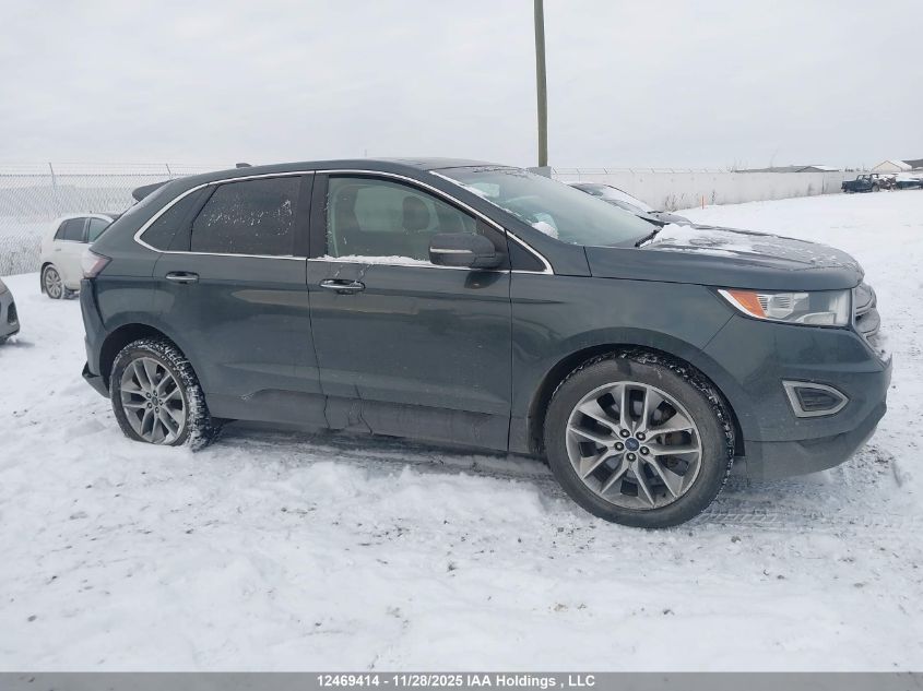 2015 Ford Edge Titanium VIN: 2FMTK4K95FBB31650 Lot: 12469414