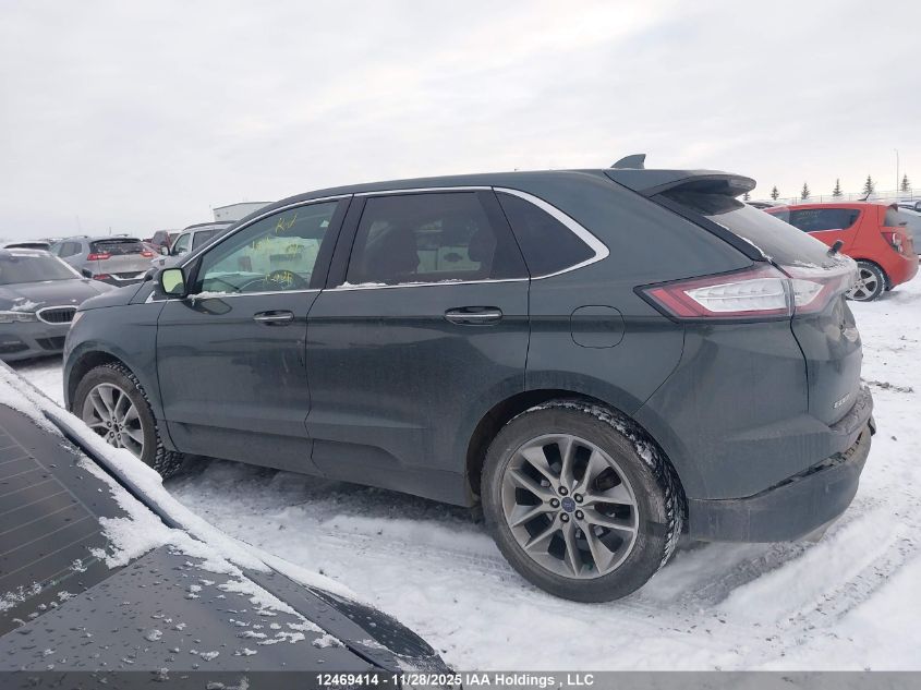 2015 Ford Edge Titanium VIN: 2FMTK4K95FBB31650 Lot: 12469414