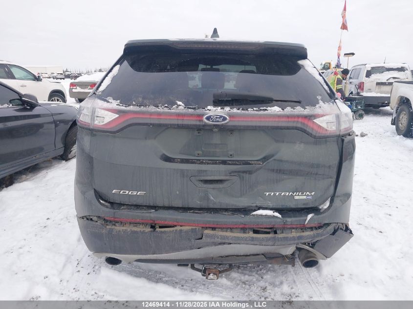 2015 Ford Edge Titanium VIN: 2FMTK4K95FBB31650 Lot: 12469414