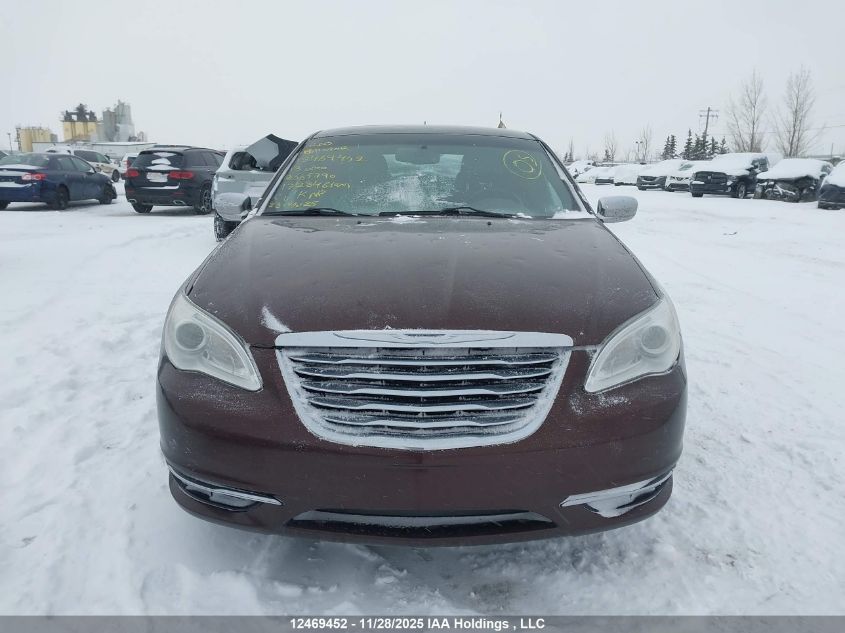 2013 Chrysler 200 Limited VIN: 1C3CCBCG2DN605790 Lot: 12469452