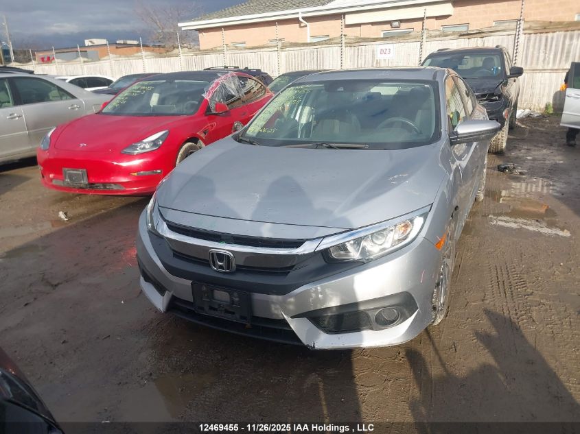 2018 Honda Civic Ex 4Dr VIN: 2HGFC2F87JH039838 Lot: 12469455