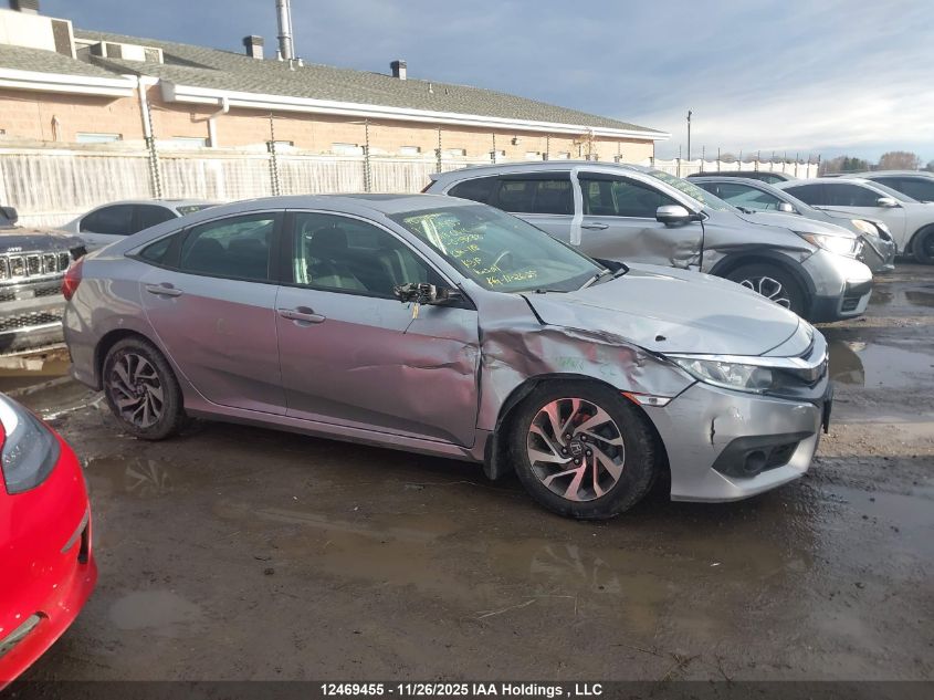 2018 Honda Civic Ex 4Dr VIN: 2HGFC2F87JH039838 Lot: 12469455