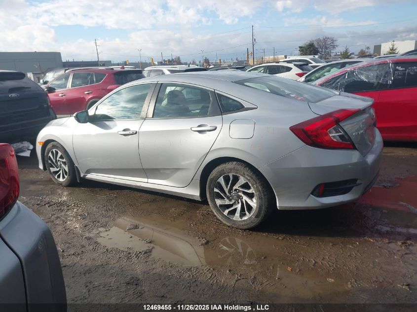 2018 Honda Civic Ex 4Dr VIN: 2HGFC2F87JH039838 Lot: 12469455